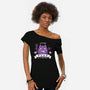 Small Demon-Womens-Off Shoulder-Tee-Alundrart