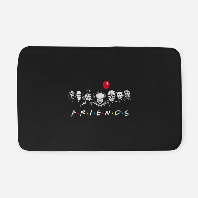 Horror Friends-None-Memory Foam-Bath Mat-MaxoArt