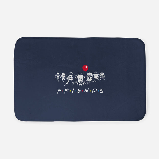 Horror Friends-None-Memory Foam-Bath Mat-MaxoArt