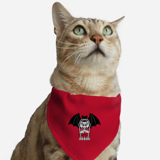 Vampire In Red Tux-Cat-Adjustable-Pet Collar-krisren28