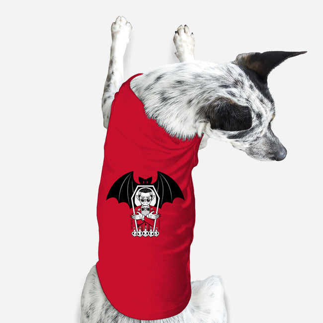 Vampire In Red Tux-Dog-Basic-Pet Tank-krisren28