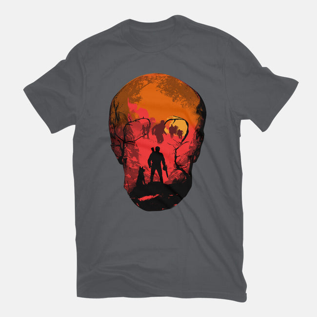 Evil Dead Fight-Mens-Basic-Tee-heydale