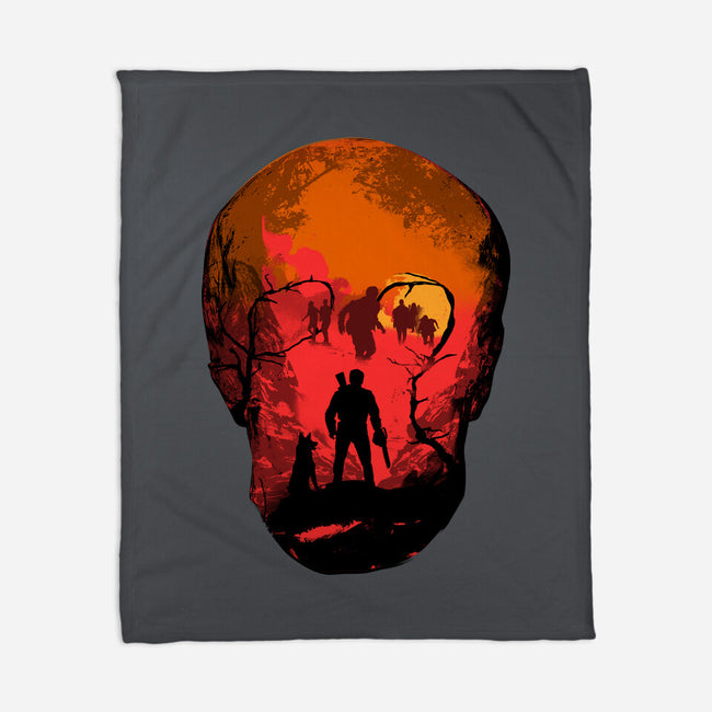 Evil Dead Fight-None-Fleece-Blanket-heydale