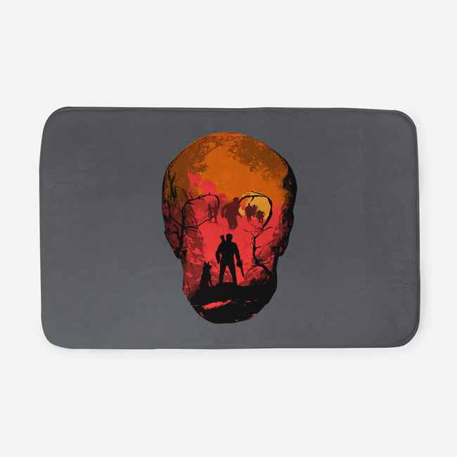 Evil Dead Fight-None-Memory Foam-Bath Mat-heydale