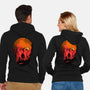 Evil Dead Fight-Unisex-Zip-Up-Sweatshirt-heydale