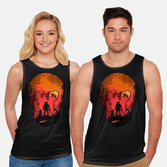 Evil Dead Fight-Unisex-Basic-Tank-heydale