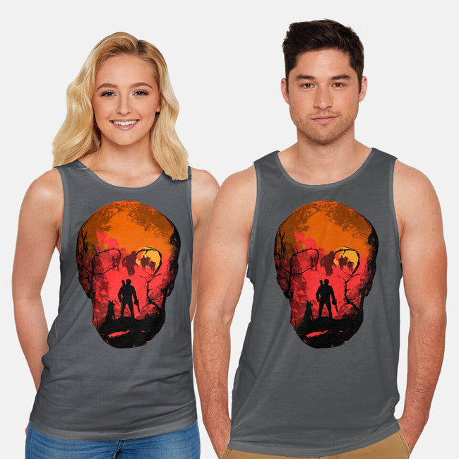 Evil Dead Fight-Unisex-Basic-Tank-heydale