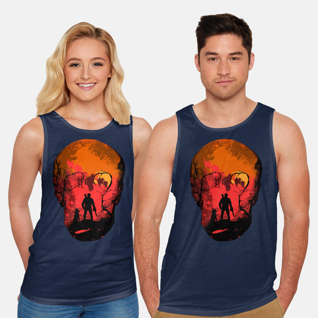 Evil Dead Fight-Unisex-Basic-Tank-heydale