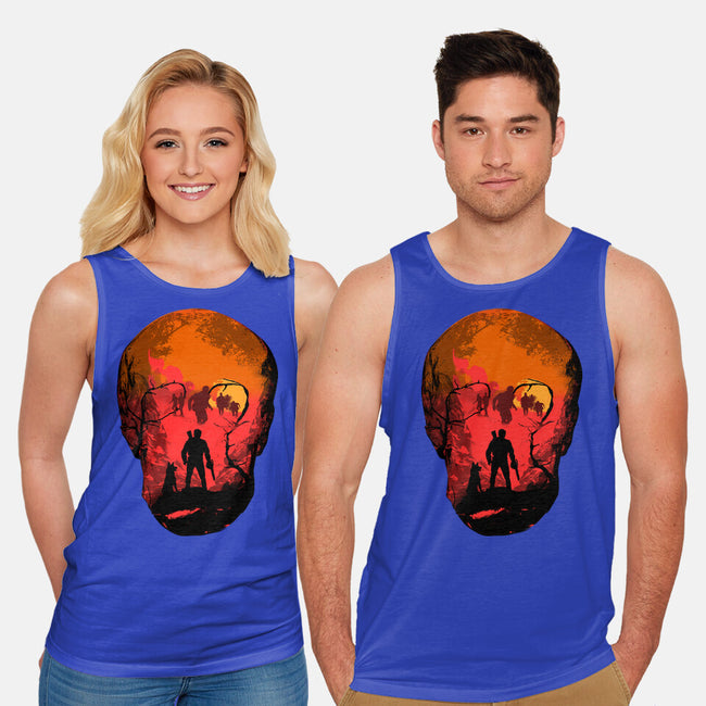 Evil Dead Fight-Unisex-Basic-Tank-heydale