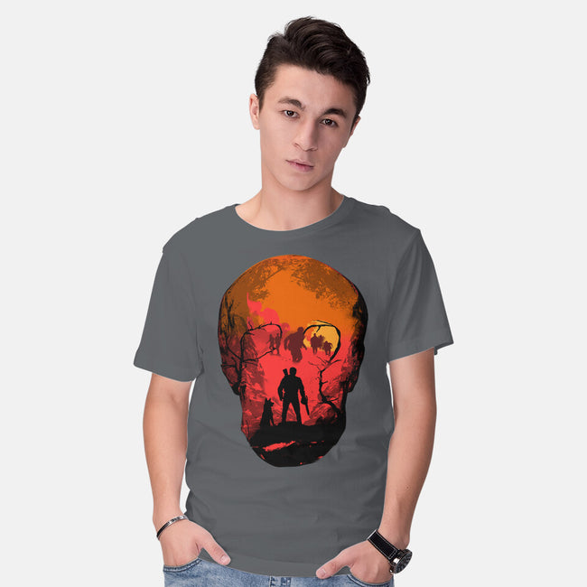 Evil Dead Fight-Mens-Basic-Tee-heydale