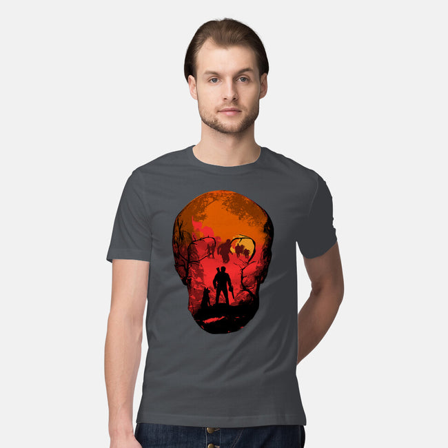 Evil Dead Fight-Mens-Premium-Tee-heydale