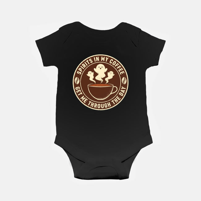 Spirits In My Coffee-Baby-Basic-Onesie-danielmorris1993