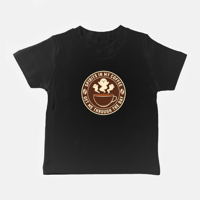 Spirits In My Coffee-Baby-Basic-Tee-danielmorris1993