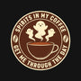 Spirits In My Coffee-None-Glossy-Sticker-danielmorris1993