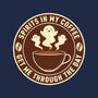 Spirits In My Coffee-None-Beach-Towel-danielmorris1993