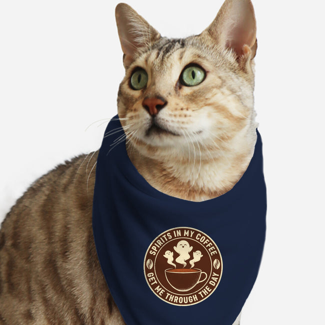 Spirits In My Coffee-Cat-Bandana-Pet Collar-danielmorris1993