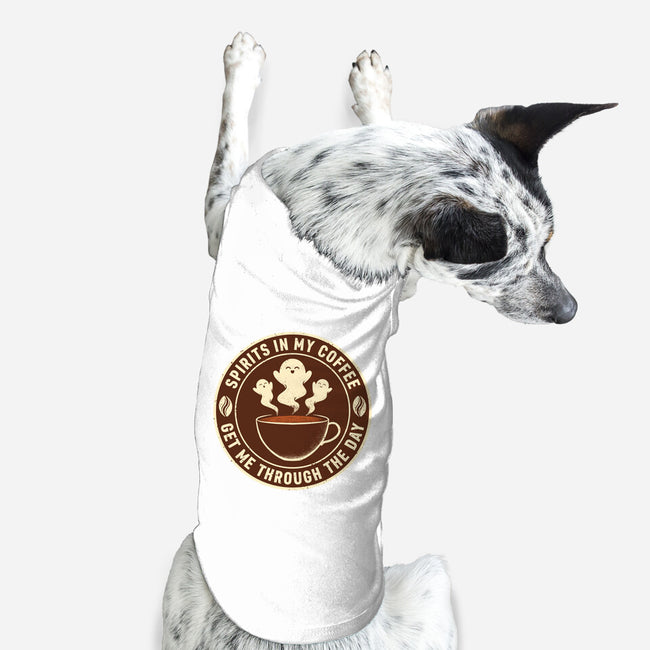 Spirits In My Coffee-Dog-Basic-Pet Tank-danielmorris1993