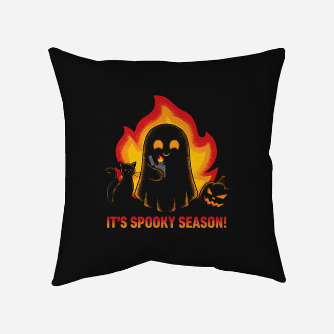 It's Spooky Season-None-Removable Cover w Insert-Throw Pillow-danielmorris1993