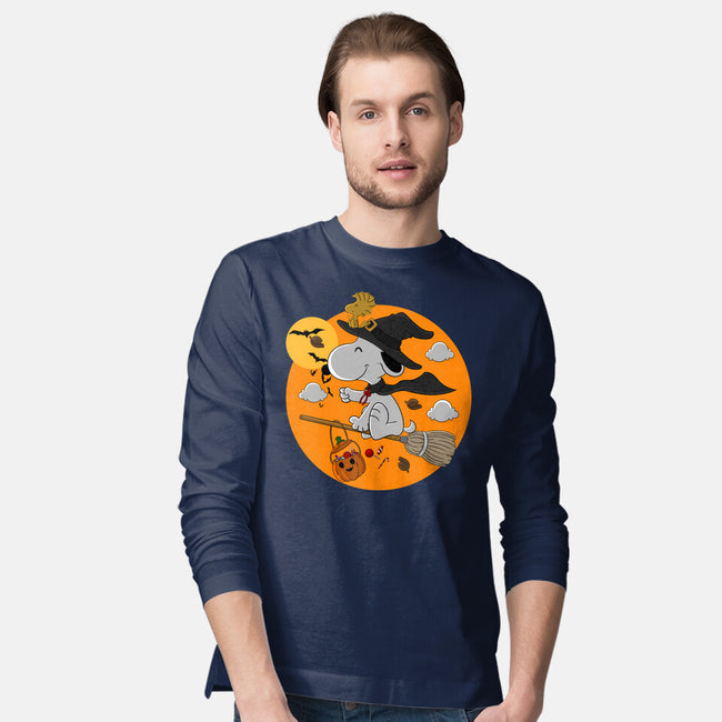 Peanuts Witch-Mens-Long Sleeved-Tee-Tri haryadi