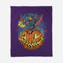 Spooky Night Bat-None-Fleece-Blanket-Betmac