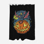 Spooky Night Bat-None-Polyester-Shower Curtain-Betmac