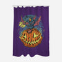 Spooky Night Bat-None-Polyester-Shower Curtain-Betmac