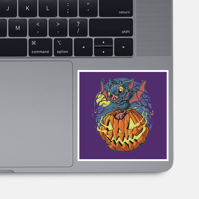 Spooky Night Bat-None-Glossy-Sticker-Betmac