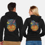 Spooky Night Bat-Unisex-Zip-Up-Sweatshirt-Betmac