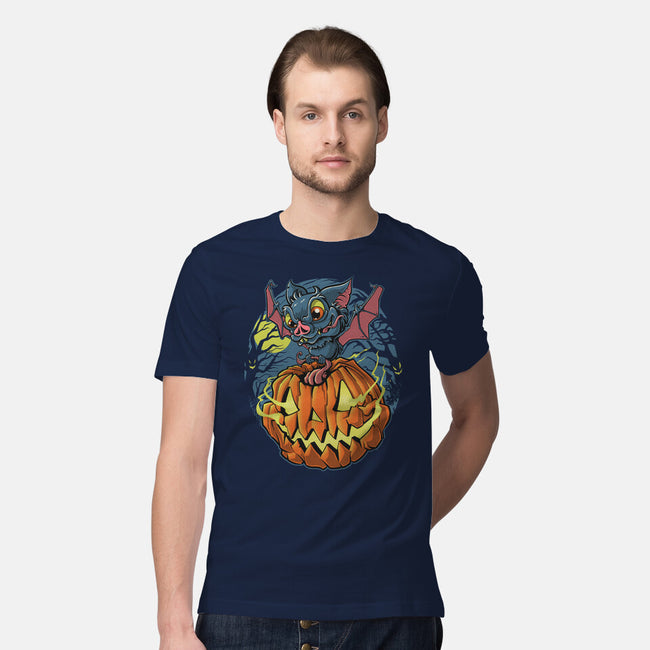 Spooky Night Bat-Mens-Premium-Tee-Betmac