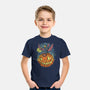 Spooky Night Bat-Youth-Basic-Tee-Betmac