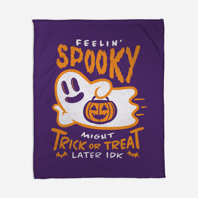 Might Trick Or Treat Later-None-Fleece-Blanket-RyanAstle