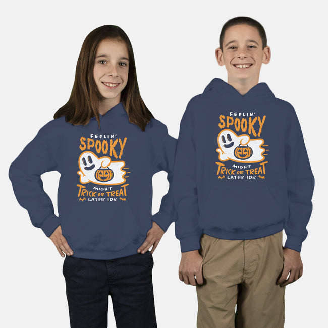 Might Trick Or Treat Later-Youth-Pullover-Sweatshirt-RyanAstle