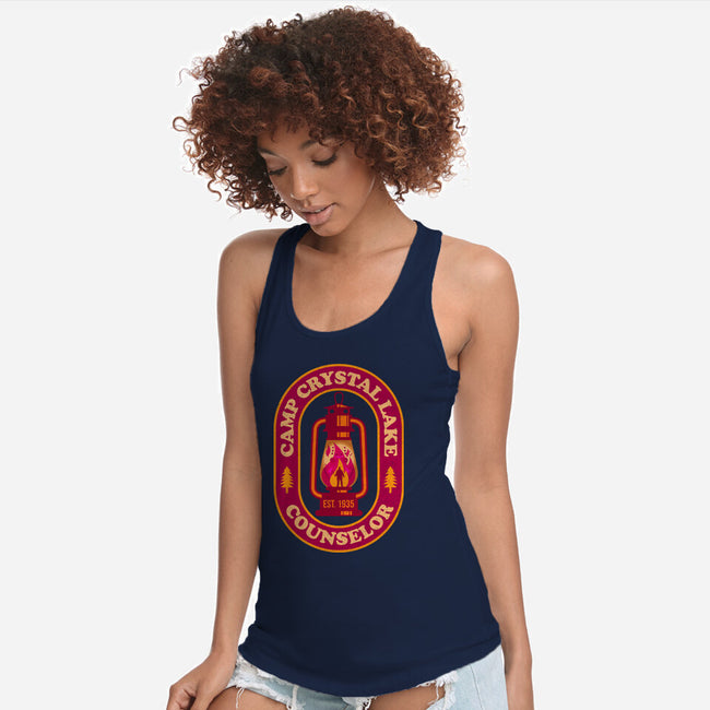 Camp Crystal Lake Counselor-Womens-Racerback-Tank-sachpica