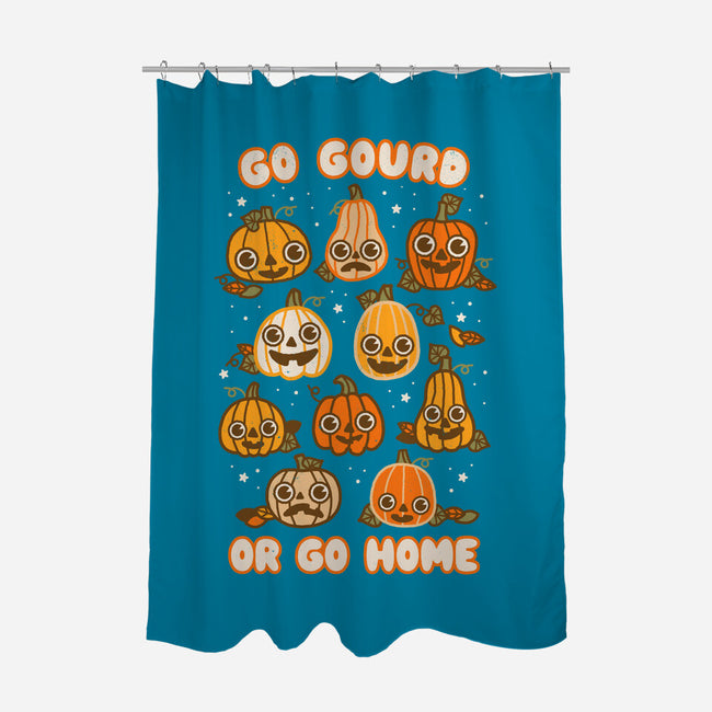 Go Gourd Or Go Home-None-Polyester-Shower Curtain-Weird & Punderful