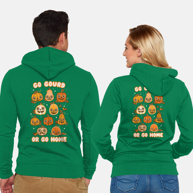 Go Gourd Or Go Home-Unisex-Zip-Up-Sweatshirt-Weird & Punderful