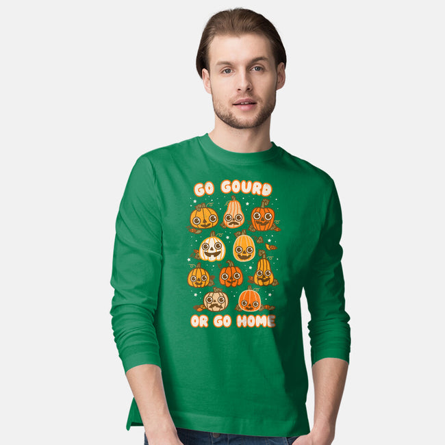 Go Gourd Or Go Home-Mens-Long Sleeved-Tee-Weird & Punderful