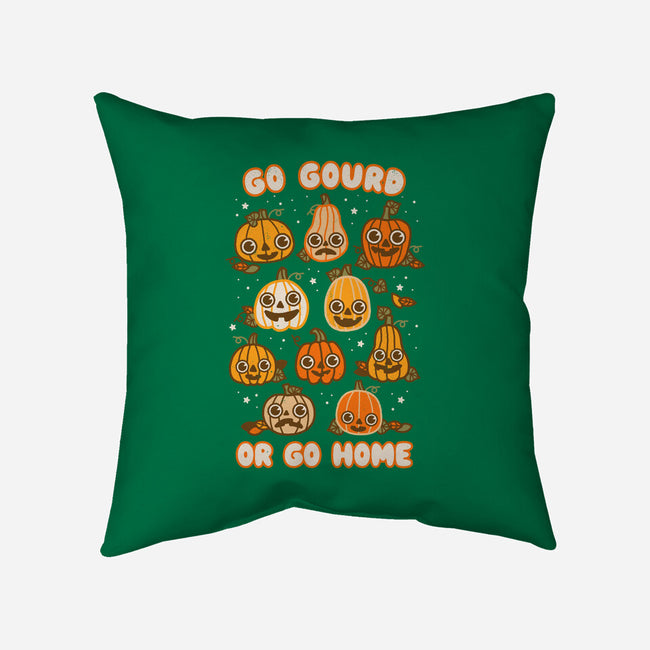 Go Gourd Or Go Home-None-Removable Cover w Insert-Throw Pillow-Weird & Punderful