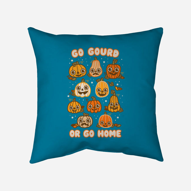 Go Gourd Or Go Home-None-Removable Cover w Insert-Throw Pillow-Weird & Punderful