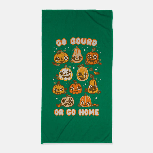 Go Gourd Or Go Home-None-Beach-Towel-Weird & Punderful