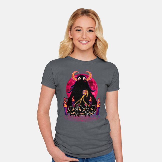 Pets Of Hell-Womens-Fitted-Tee-spoilerinc