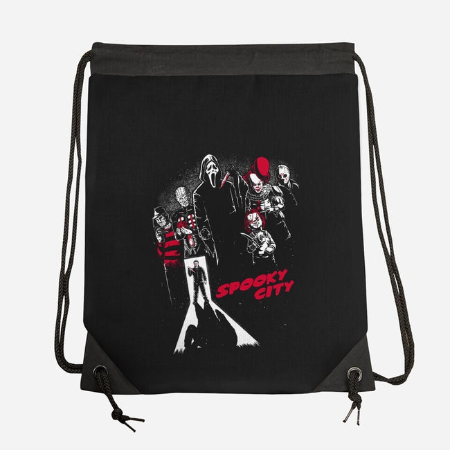 Spooky City-None-Drawstring-Bag-Studio Mootant