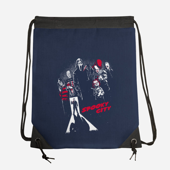 Spooky City-None-Drawstring-Bag-Studio Mootant