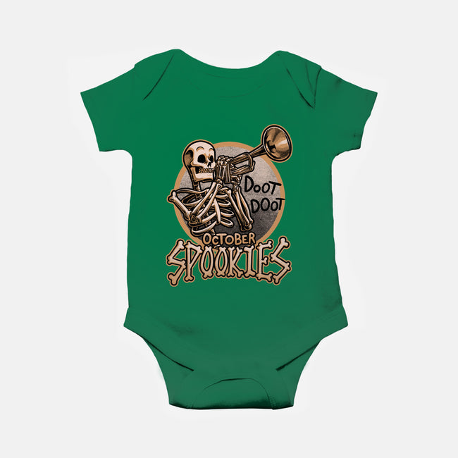 October Spookies-Baby-Basic-Onesie-Studio Mootant