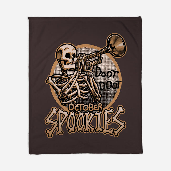 October Spookies-None-Fleece-Blanket-Studio Mootant