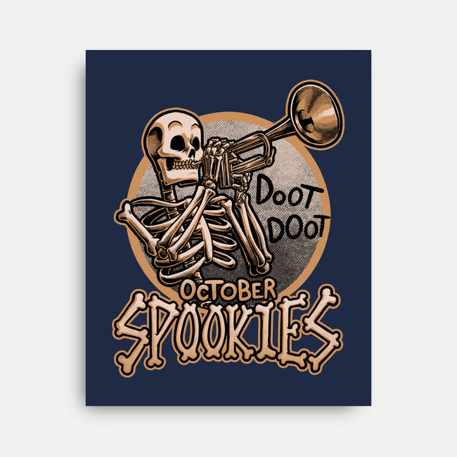 October Spookies-None-Stretched-Canvas-Studio Mootant