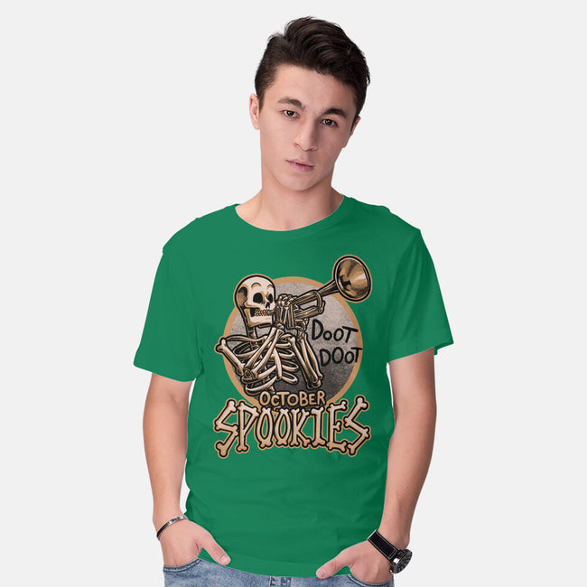 October Spookies-Mens-Basic-Tee-Studio Mootant