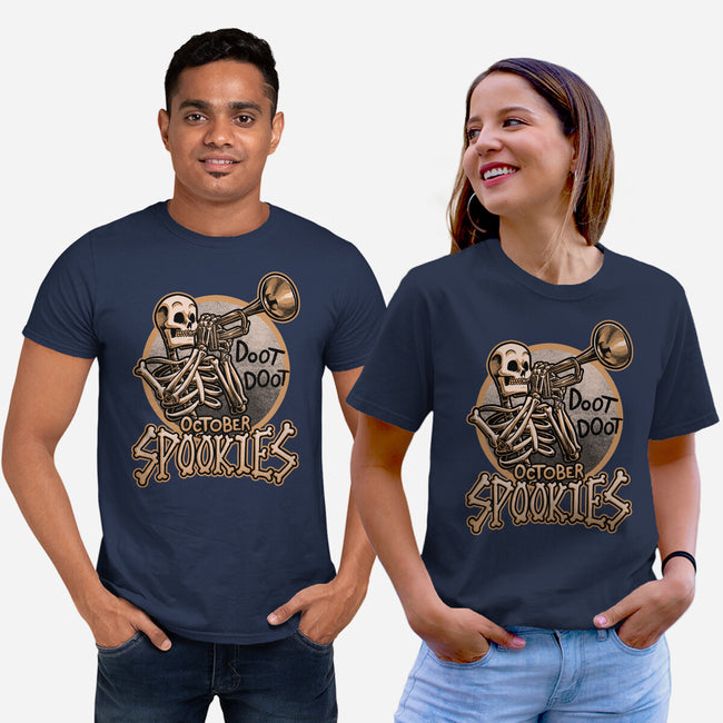 October Spookies-Unisex-Basic-Tee-Studio Mootant