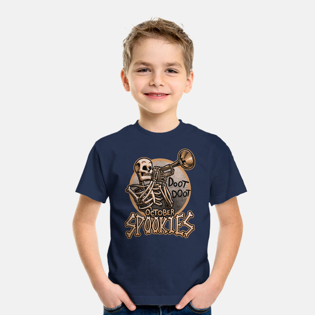 October Spookies-Youth-Basic-Tee-Studio Mootant