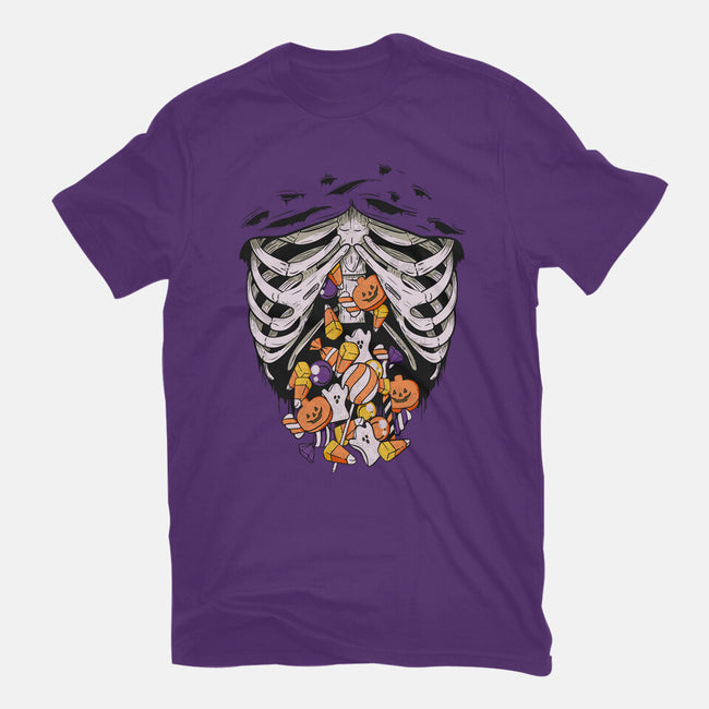 Candy Skeleton-Youth-Basic-Tee-LM2KONE