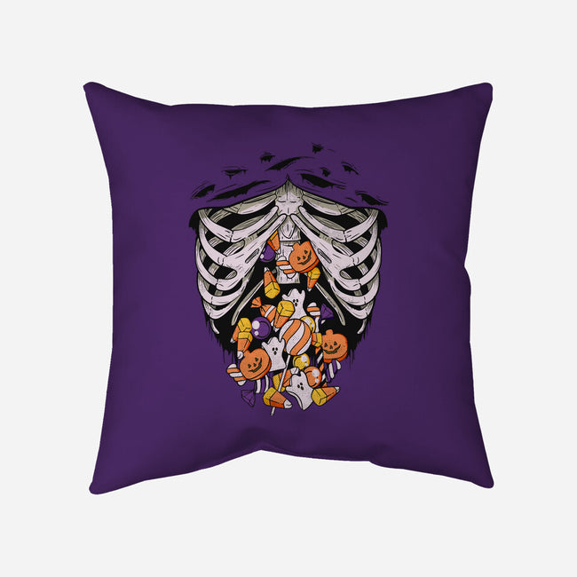 Candy Skeleton-None-Removable Cover-Throw Pillow-LM2KONE